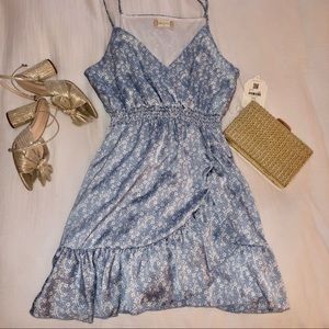 Altar’d State light blue floral dress NWT